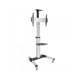 Soporte de suelo inclinable/ ajustable con ruedas tooq fs1870m-b para tv de 37-70'/ hasta 50kg
