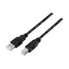 Cable estéreo aisens a128-0147/ jack 3.5 macho - 2x rca macho/ hasta 0.1w/ 1.5m/ negro