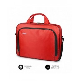 maletin subblim oxford para portatiles hasta 16 rojo