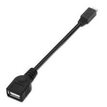 Cable usb 2.0 nanocable 10.01.2101/ usb tipo-c macho - usb macho/ 1m/ negro