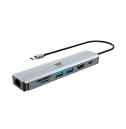 docking usb tipoc woxter pe26181 1xhdmi 2xusb 1xlector de tarjetas 1xrj45 1xmicrousb gris
