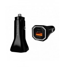 cargador de coche aisens aschcar2pqcbk 1xusbtipo c 1xusb 38w