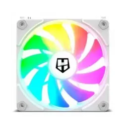 Ventilador nox easy link/ argb/ 12cm/ blanco