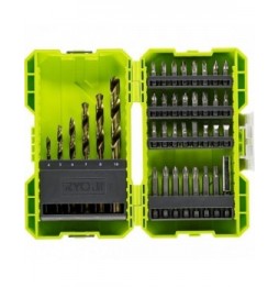 estuche de 38 puntas para perforacion y atornillar ryobi rak38sdd