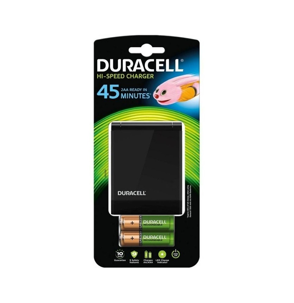cargador de pilas duracell cef27eueu capacidad 2 pilas aa y aaa 2 pilas aa y 2 aaa incluidas