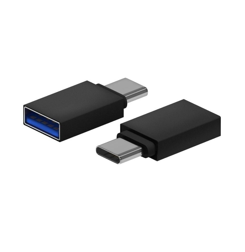 adaptador usb 32 aisens a1080717 usb hembra usb tipoc macho negro