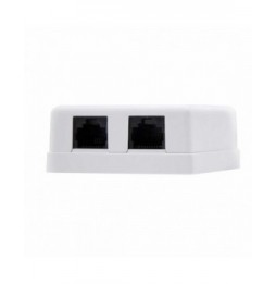 roseta de superficie nanocable 10211502 cat6 2 tomas