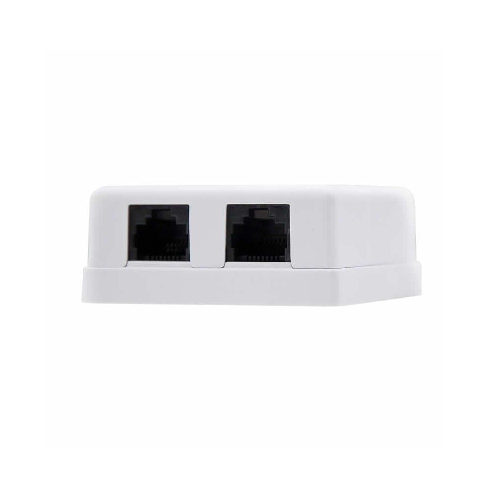 roseta de superficie nanocable 10211502 cat6 2 tomas