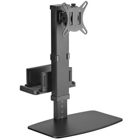 Aisens Soporte de Sobremesa para, Tv y MiniPC DT32TSR-165/ Giratorio/ Inclinable/ hasta 8kg