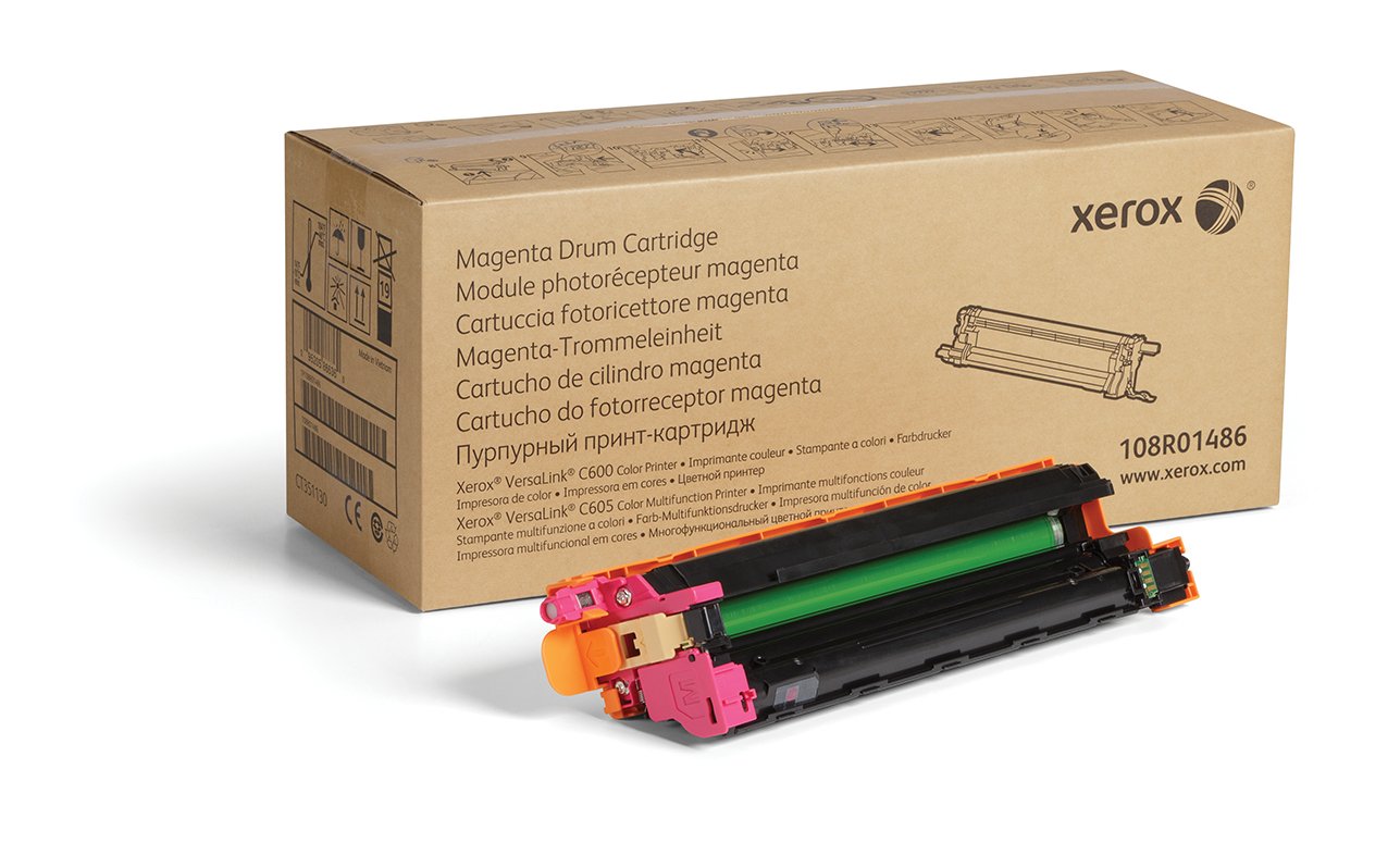÷ Tambor original xerox 108r01486 magenta 40000 páginas