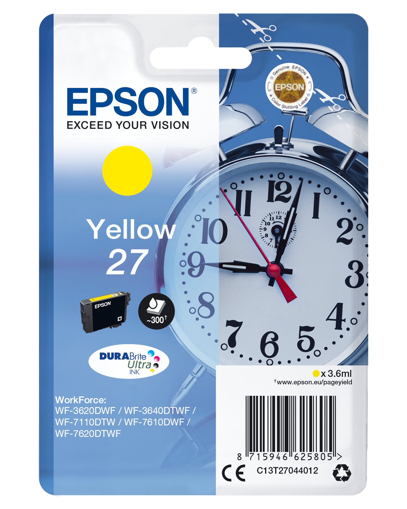 ÷ Tinta original epson t2704 amarillo c13t27044012 3.6ml