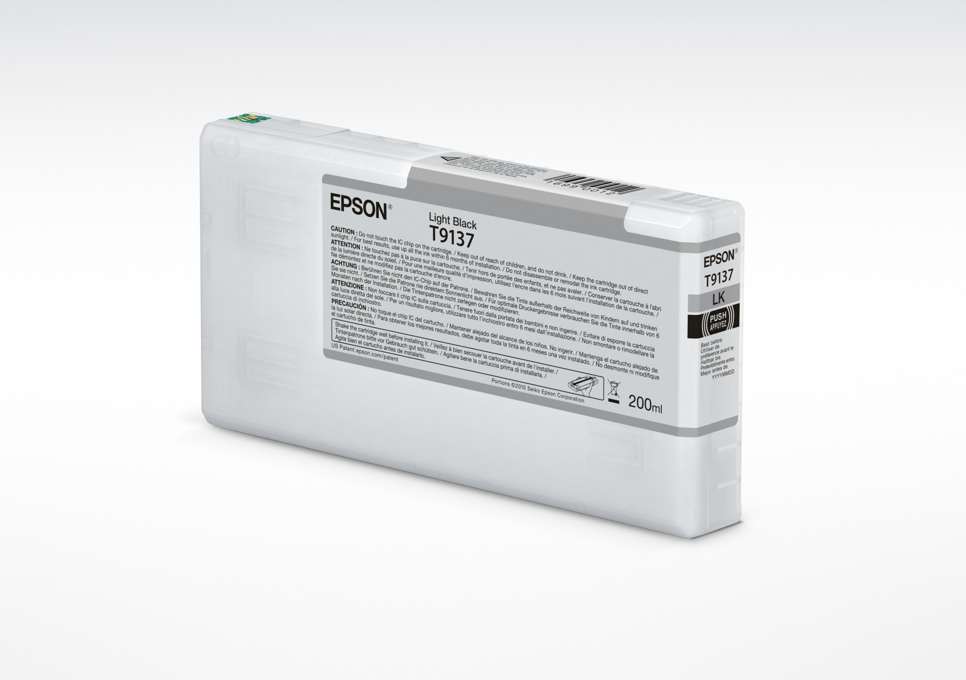 ÷ Tinta original epson t9137 negro claro c13t913700 200ml