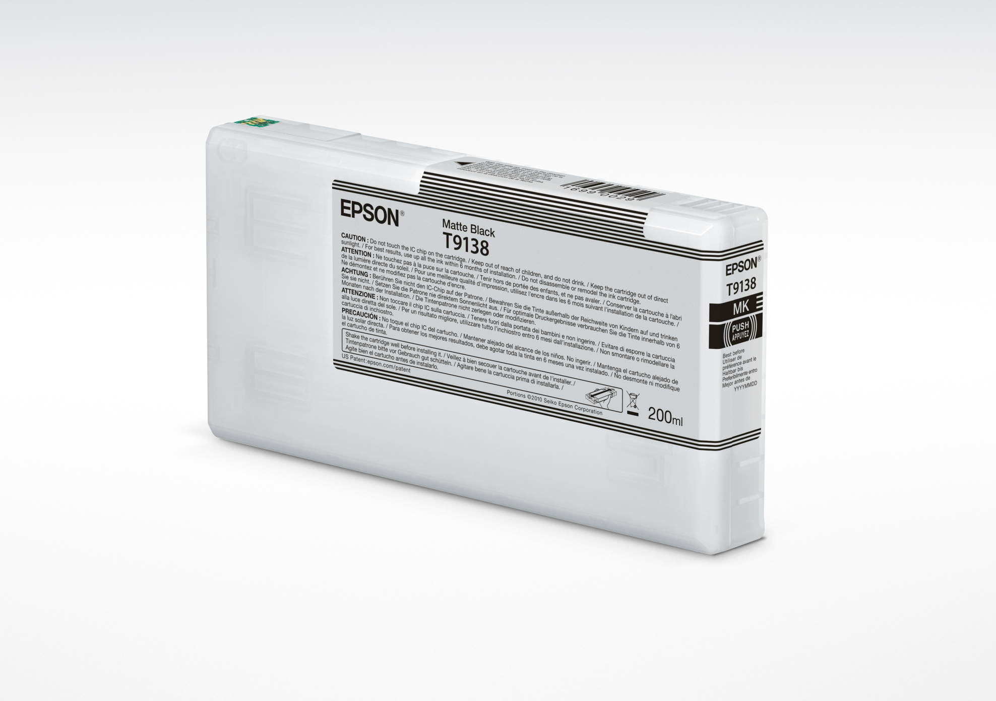 ÷ Tinta original epson t9138 negro mate c13t913800 200ml