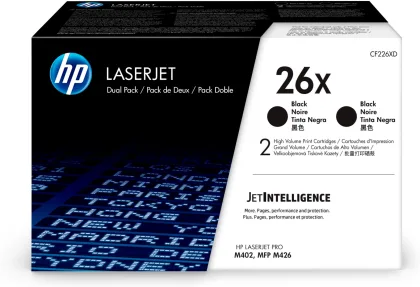 HP ÷ Pack 2 unidades tóner originales cf226xd negro