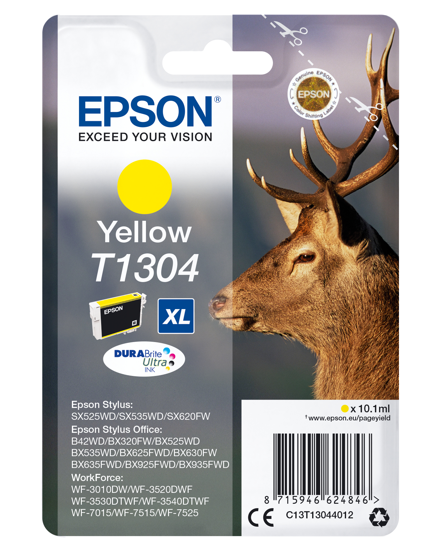 ÷ Tinta original epson t1304 amarillo c13t13044012 10.1ml