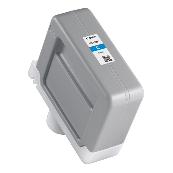 ÷ Tinta original canon pfi-1300c cian 330ml
