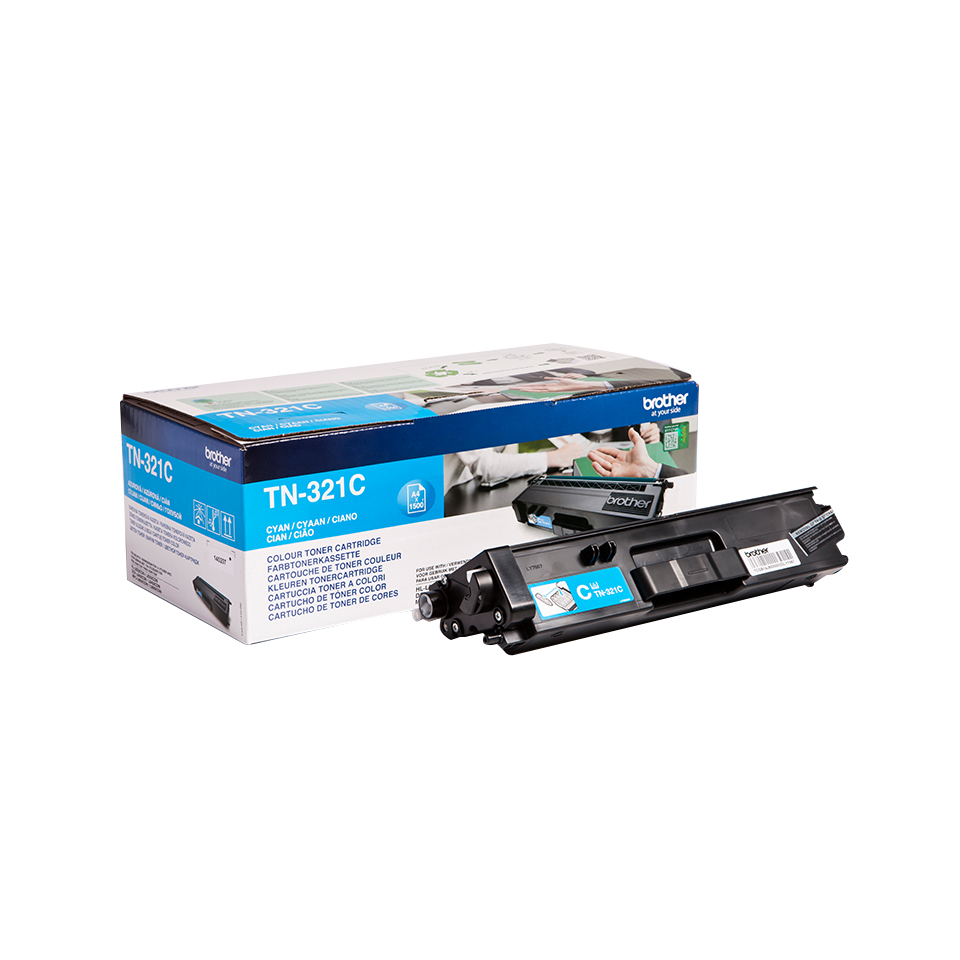 ÷ Tóner original brother tn321c cian 1.500 páginas