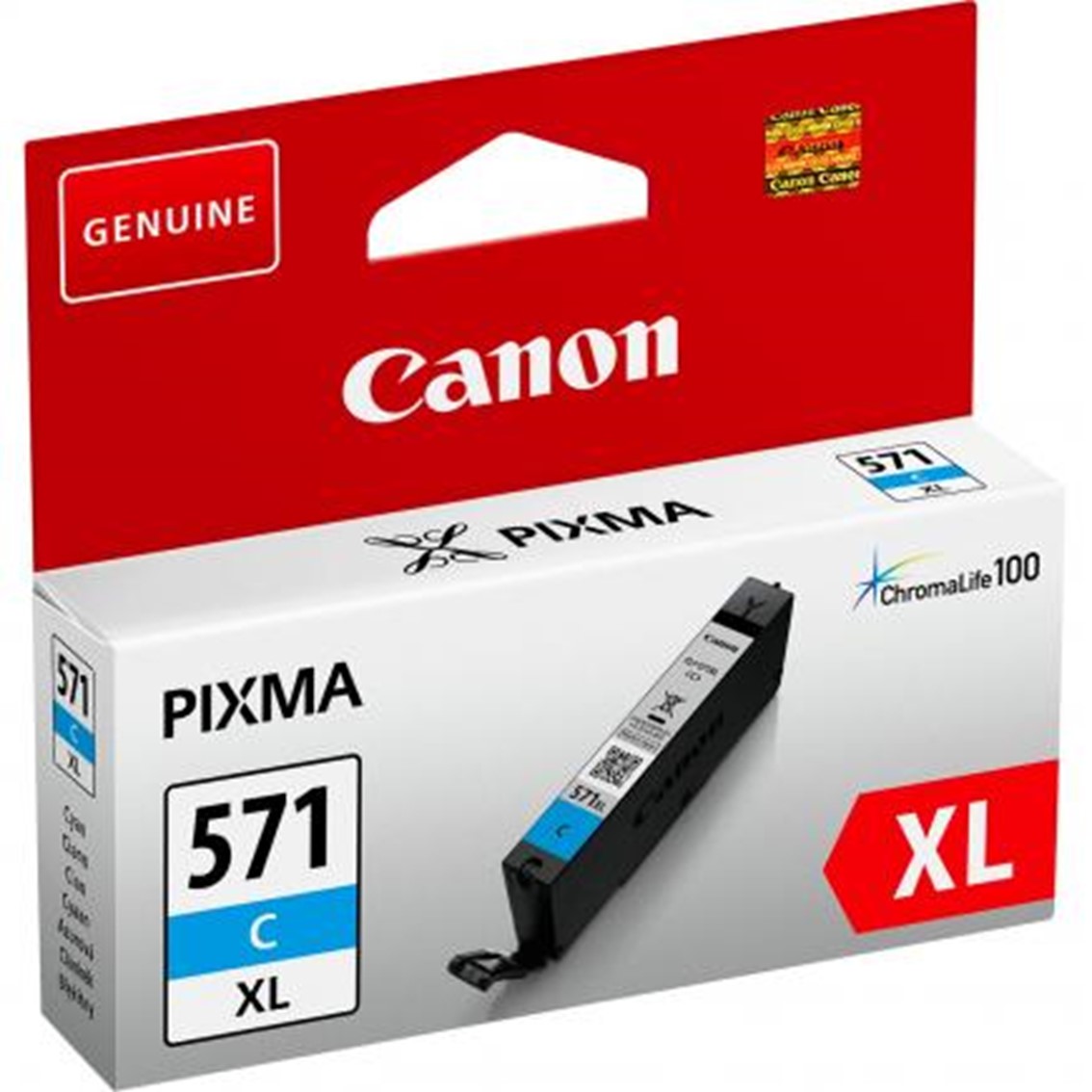 ÷ Tinta original canon cli571 xl cian 11ml