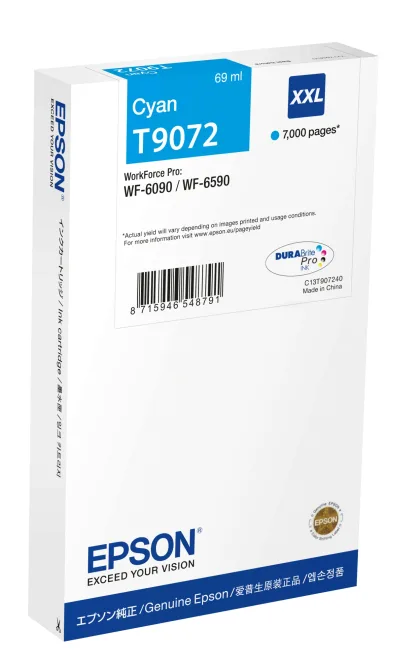 Epson ÷ Tinta original t9072 xxl cian