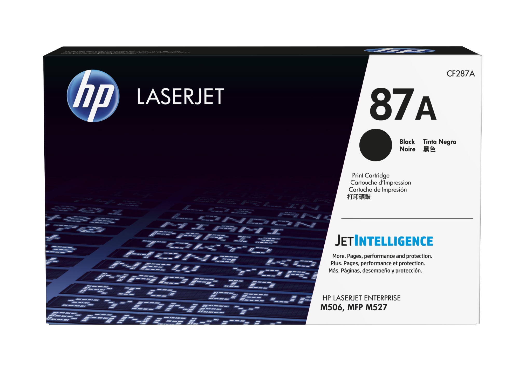 ÷ Tóner original hp cf287a negro 87a 8.550 páginas