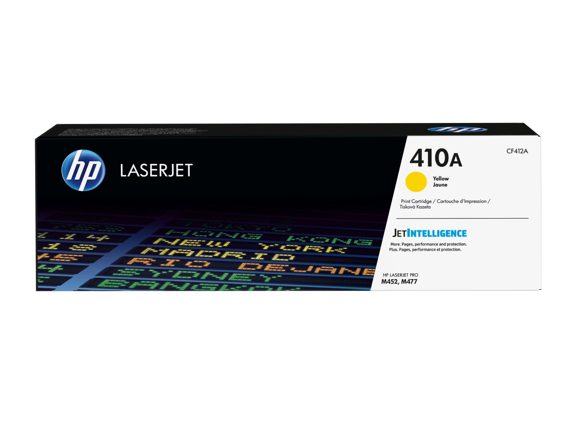 ÷ Tóner original hp cf412a amarillo 410a 2.300 páginas