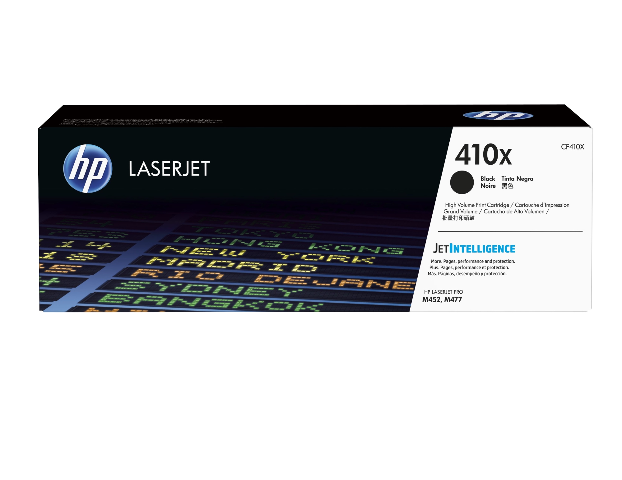 ÷ Tóner original hp cf410x  negros 410x 6.500 páginas