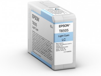 ÷ Tinta original epson t8505 cian claro c13t850500 80ml