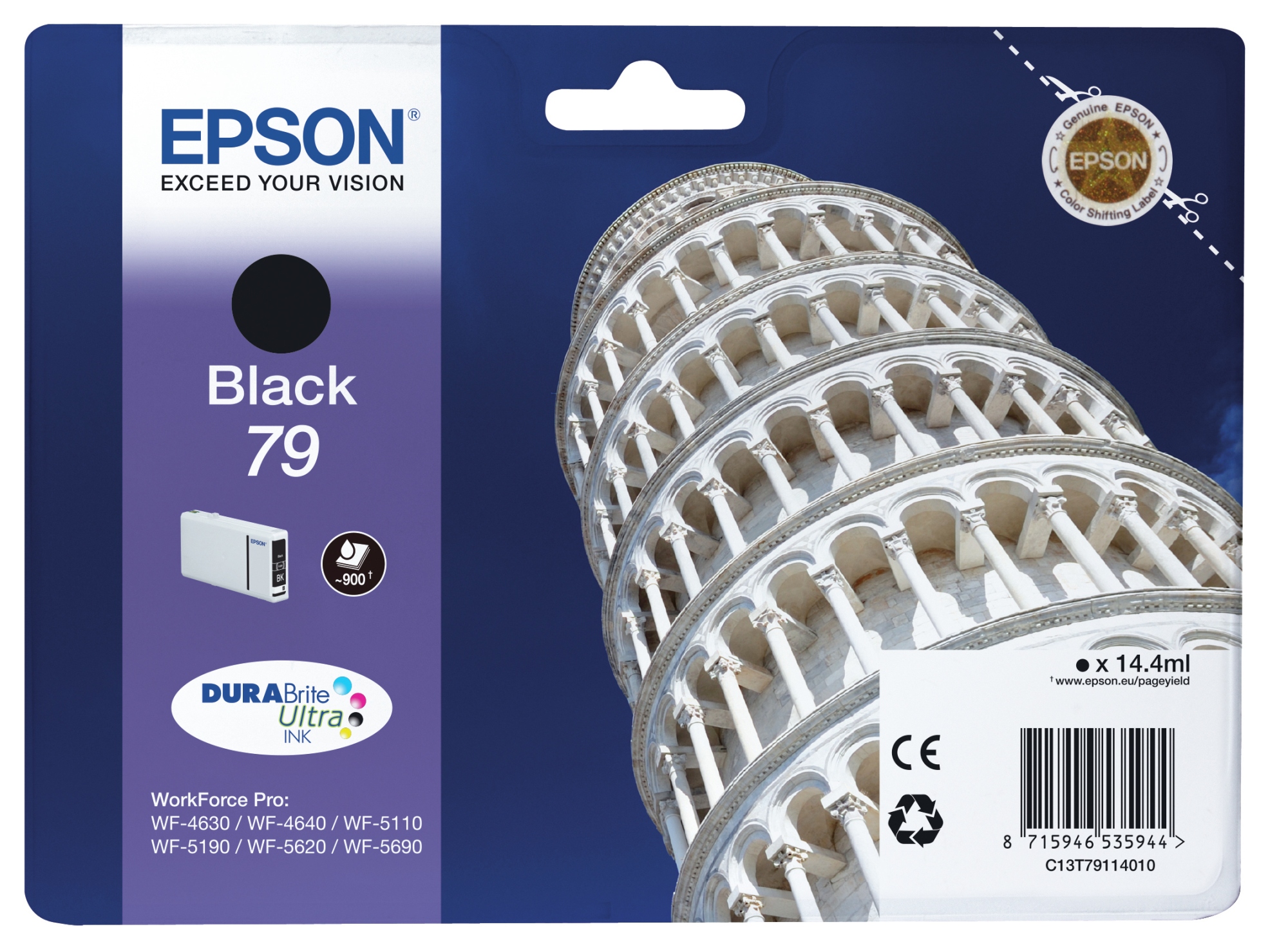 ÷ Tinta original epson t7911 negro c13t79114010 14.4ml