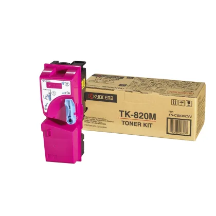 Kyocera ÷ Tóner original tk-820m magenta 7.000 páginas
