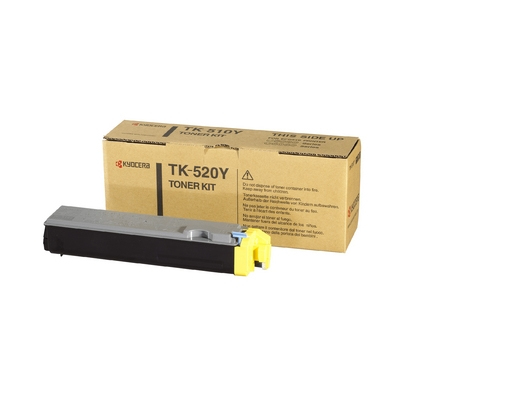 ÷ Tóner original kyocera tk-520y amarillo 4.000 páginas