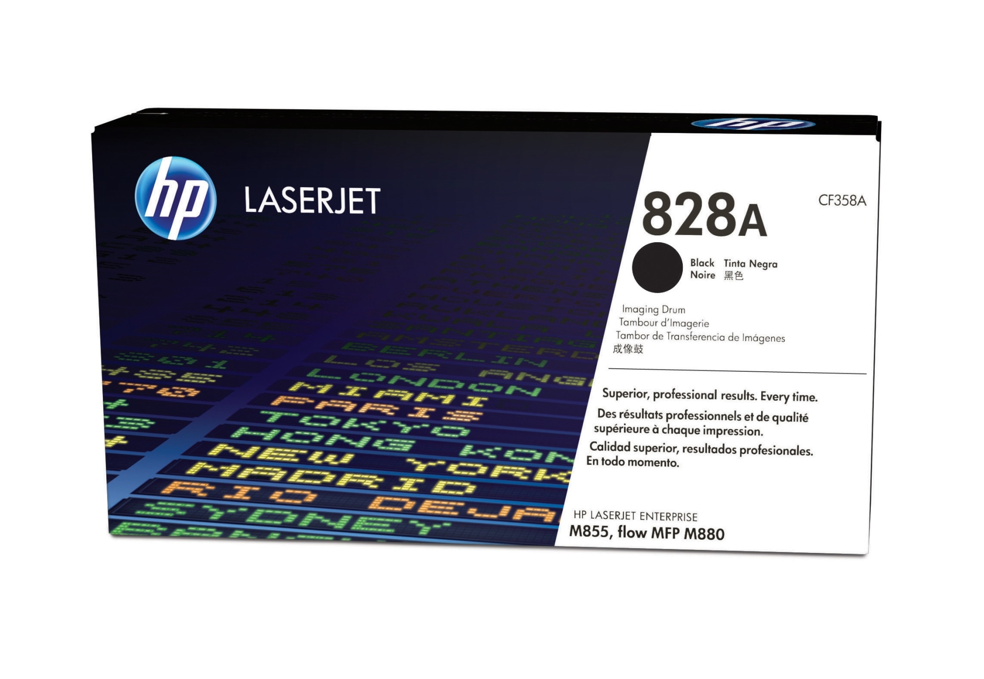 ÷ Tambor original hp cf358a negro 828a 30.000 páginas
