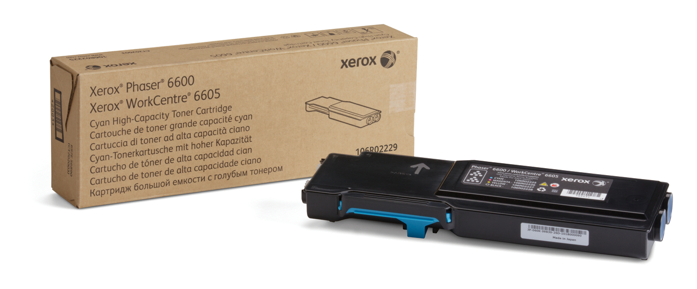÷ Tóner original xerox 106r02229 cian 6.000 páginas