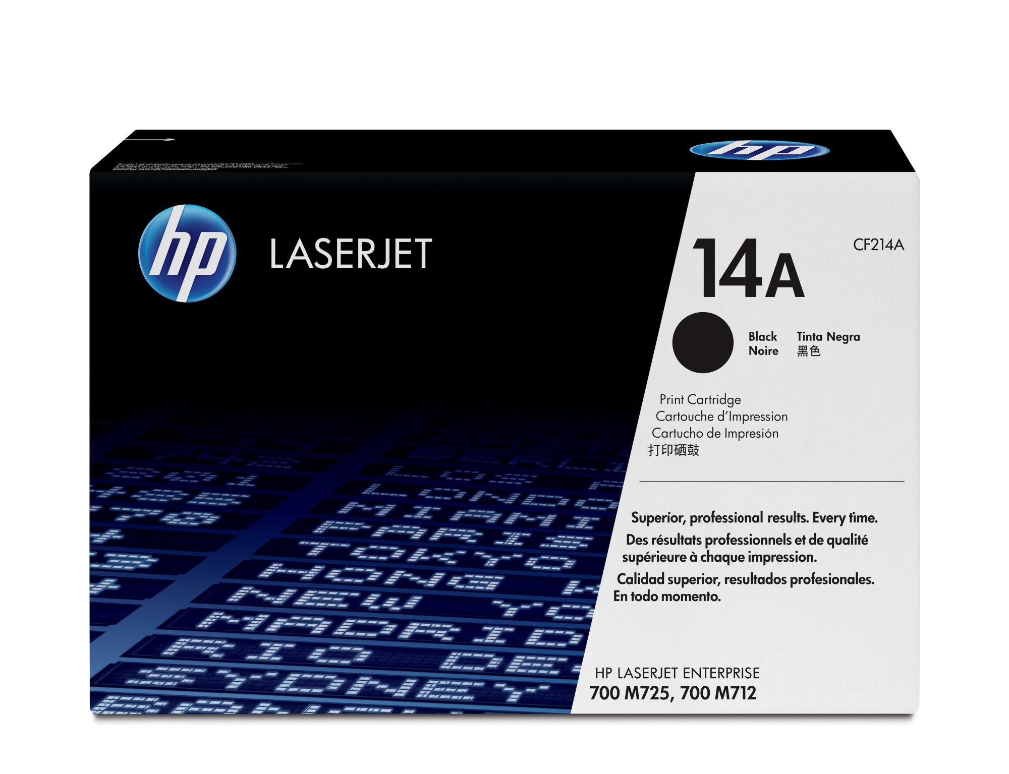 ÷ Tóner original hp cf214a negro 14a 10.000 páginas