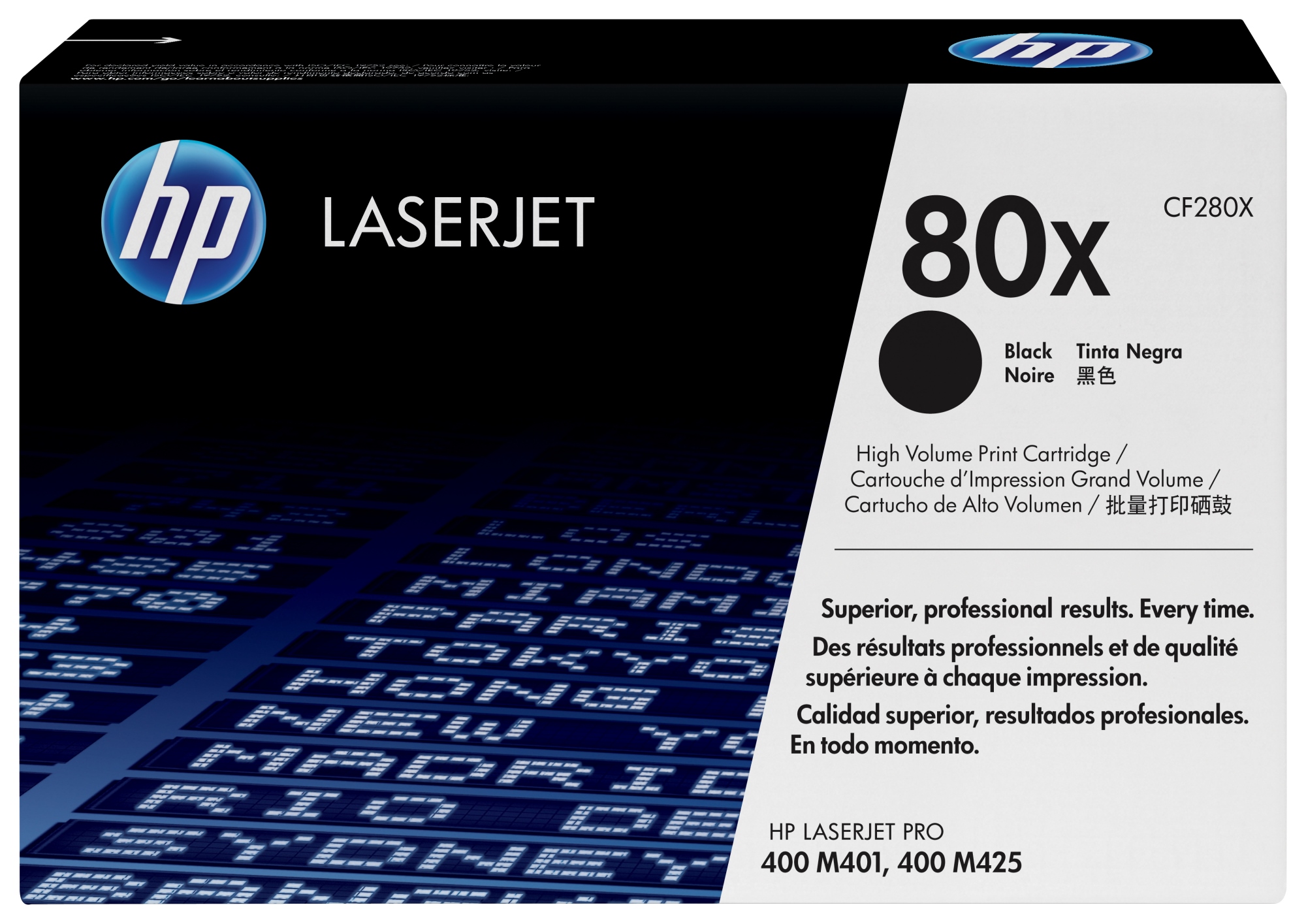 ÷ Tóner original hp cf280x negro 80x 6.900 páginas