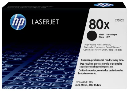HP ÷ Tóner original cf280x negro