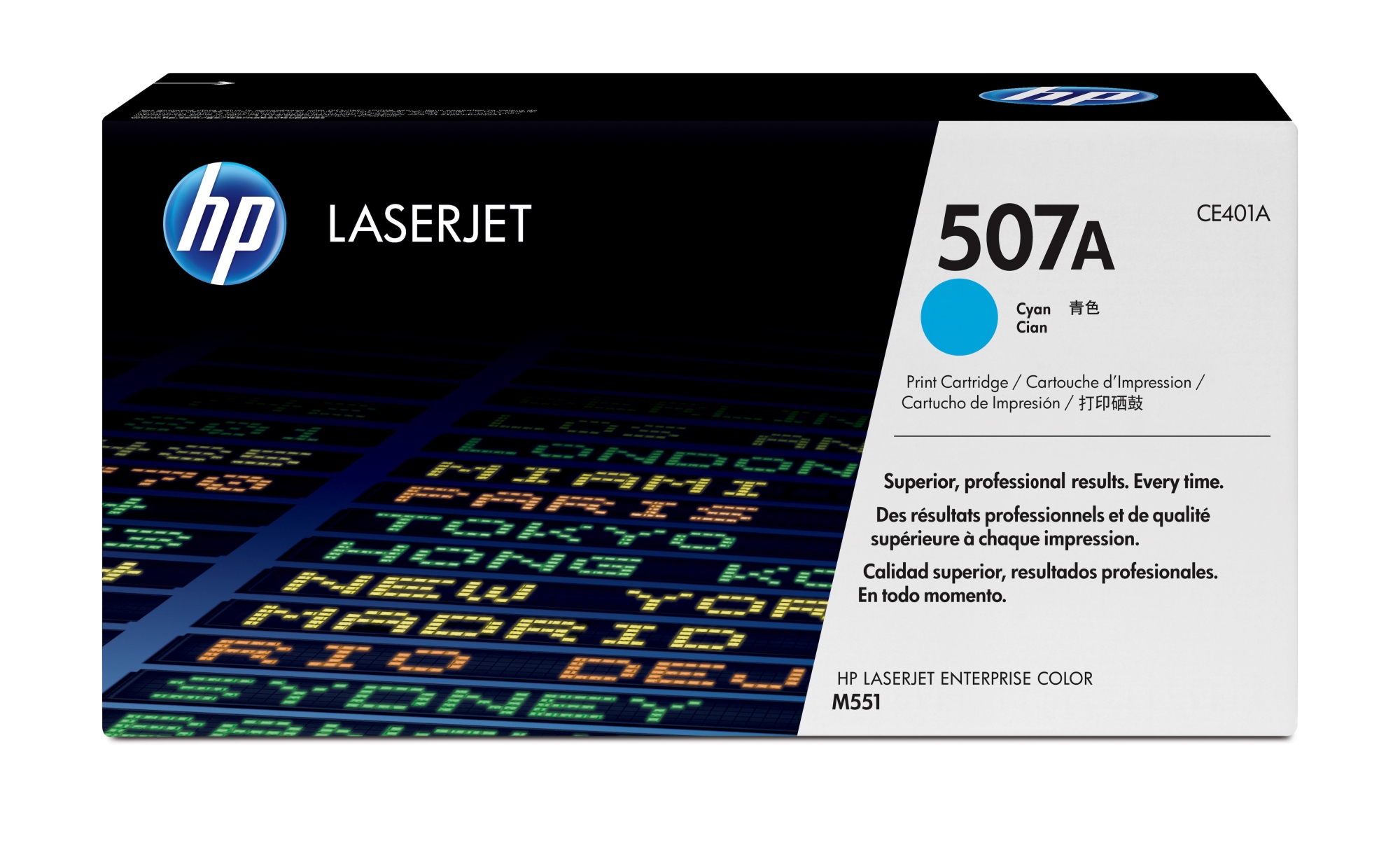 ÷ Tóner original hp ce401a cian 507a 6.000 páginas