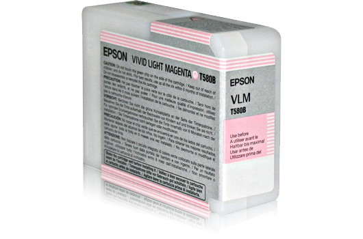 ÷ Tinta original epson t580b magenta claro c13t580b00 80ml