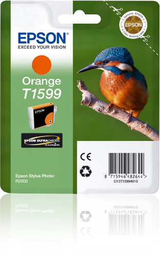 ÷ Tinta original epson t1599 naranja c13t15994010 17ml
