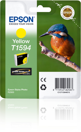 ÷ Tinta original epson t1594 amarillo c13t15944010 17ml