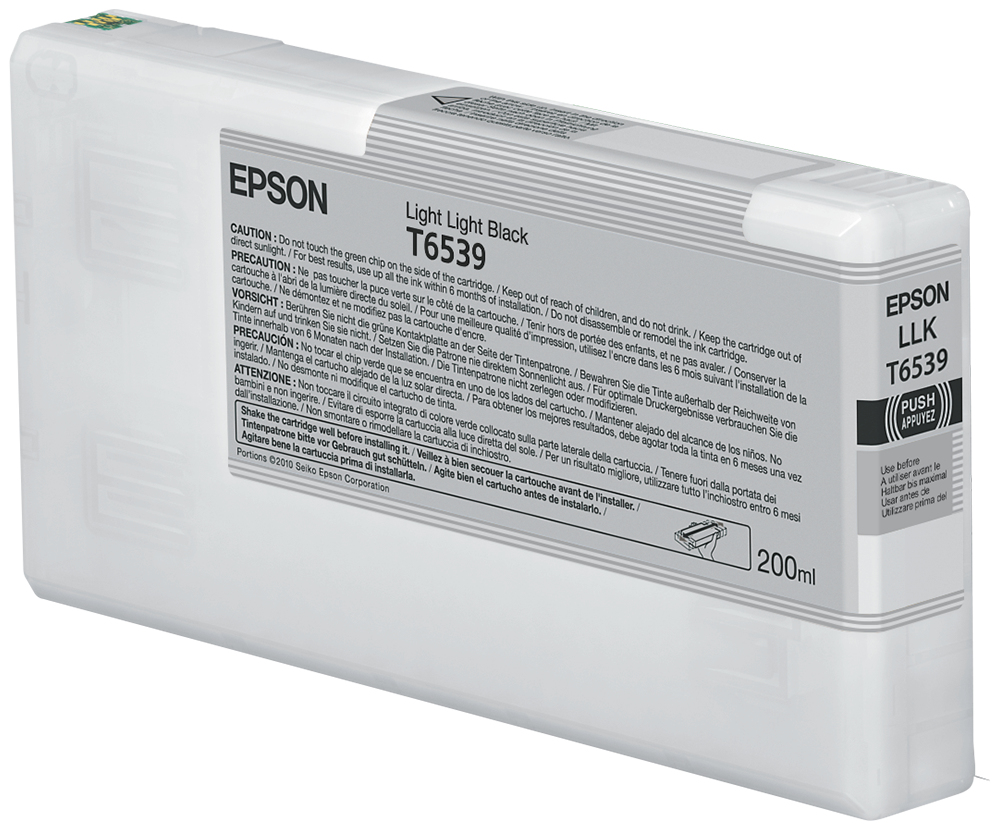 ÷ Tinta original epson t6539 gris claro c13t653900 200ml