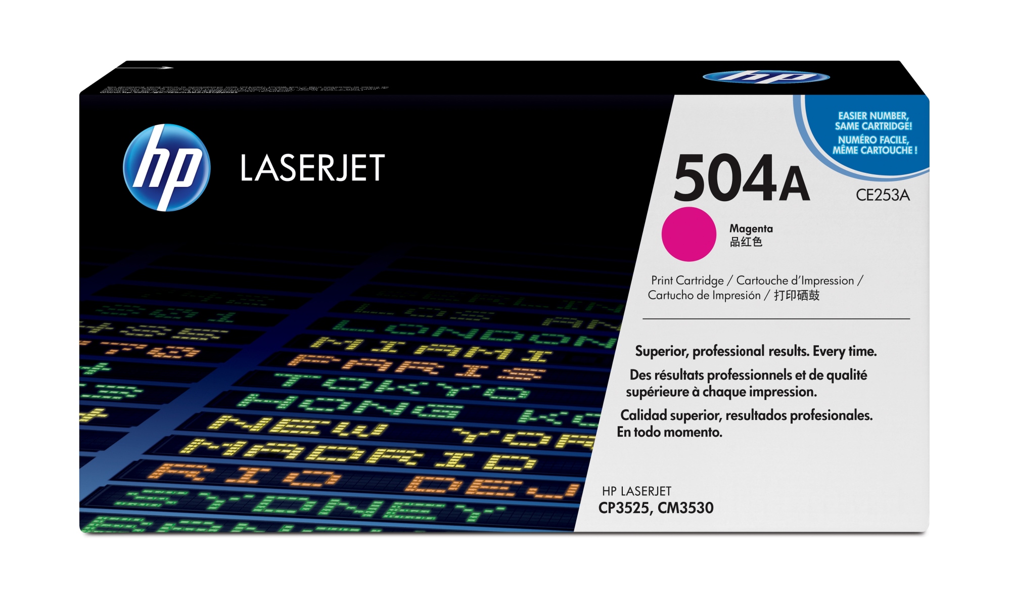 ÷ Tóner original hp ce253a magenta 504a 7.000 páginas