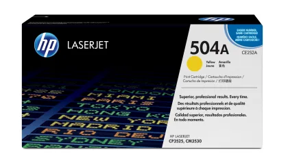 HP ÷ Tóner original ce252a amarillo