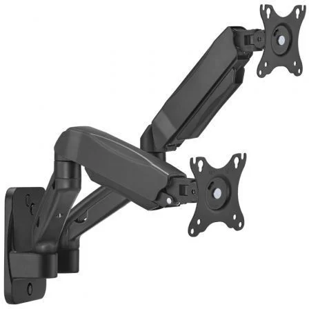 Aisens Soporte de Pared para 2 Monitores o Tv WT32TSR-225/ Giratorio/ Inclinable/ hasta 9kg