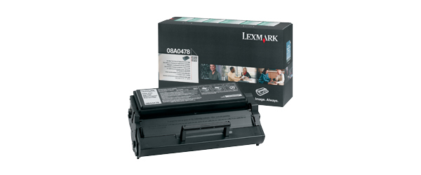 ÷ Tóner original lexmark 08a0478 negro 6.000 páginas