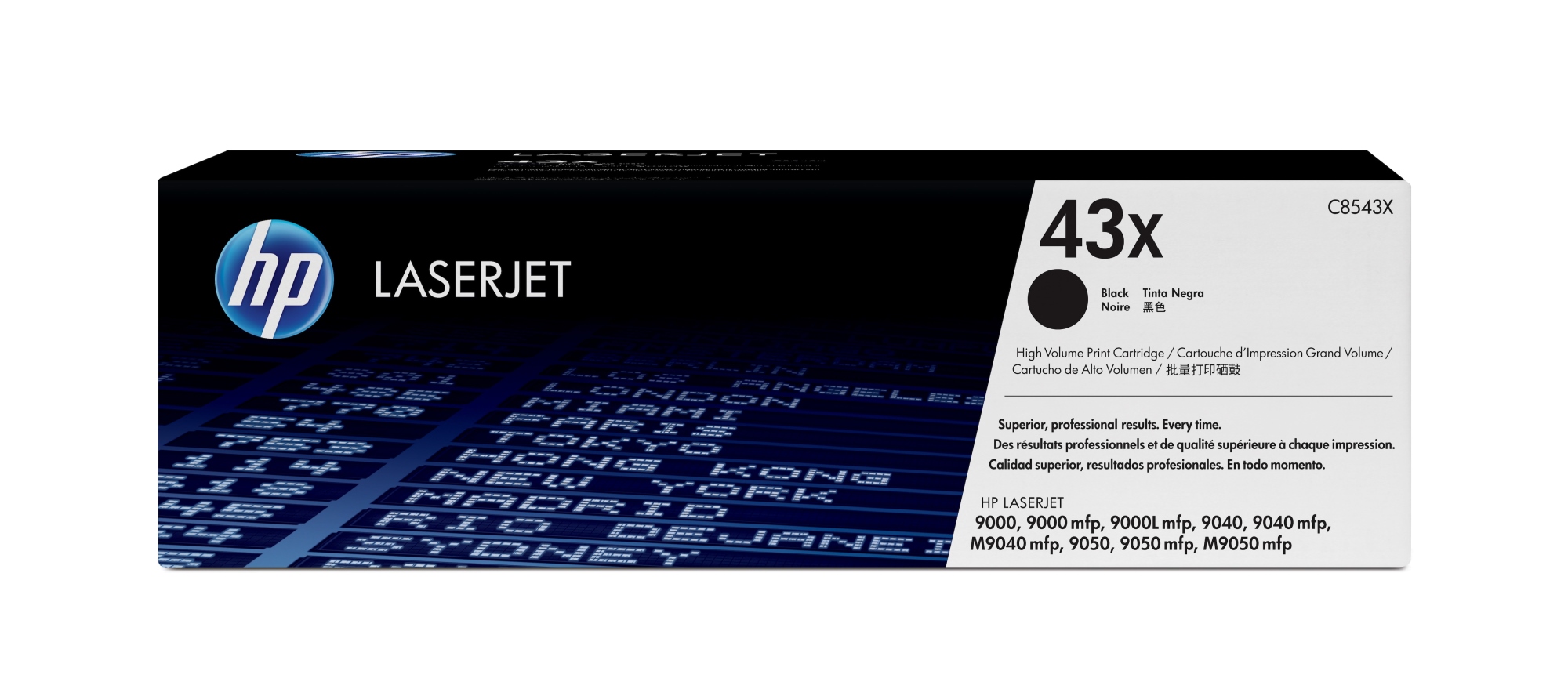 ÷ Tóner original hp c8543x negro 43x 30.000 páginas