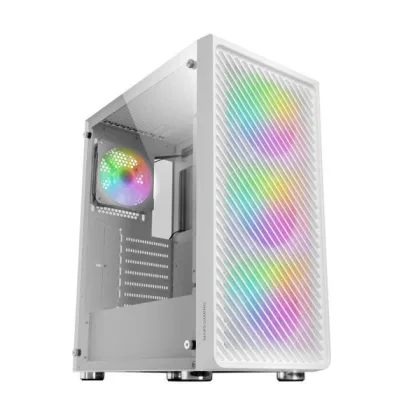 Mars Gamin ÷ Caja atx mars gaming mc-f white