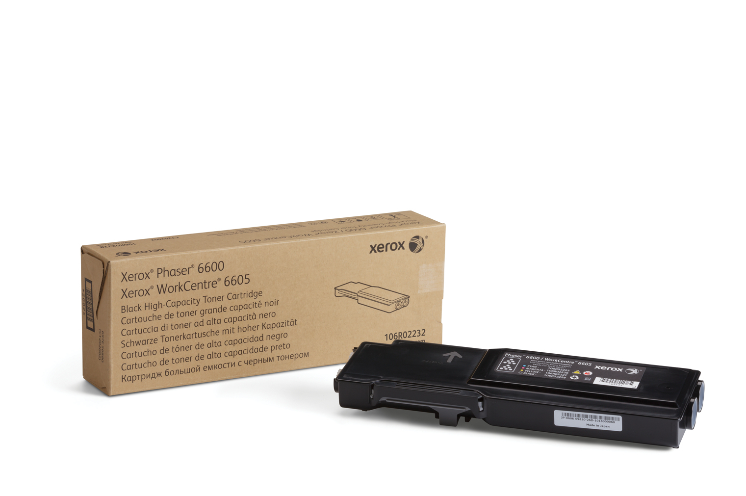 ÷ Tóner original xerox 106r02232 negro xl 8.000 páginas