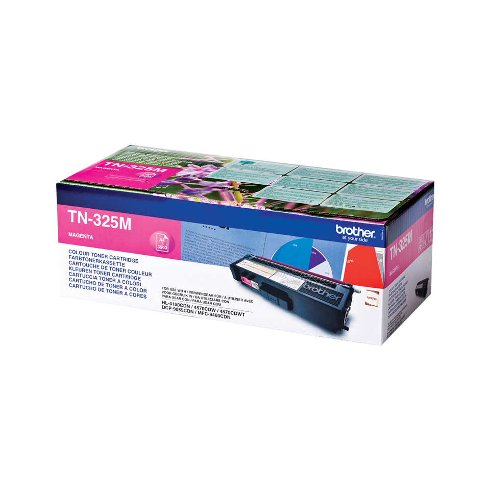 ÷ Tóner original brother tn325m magenta 3.500 páginas