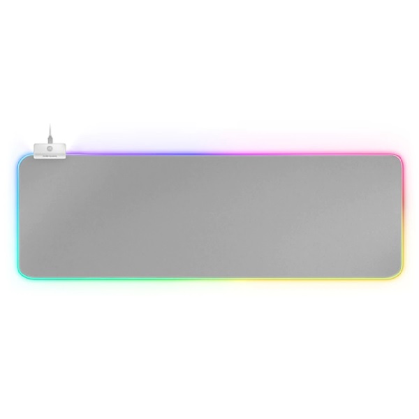 ÷ Alfombrilla mars gaming mmprgb2s silver iluminacion rgb en contorno tama?o xxl 800x300mm 4mm integra