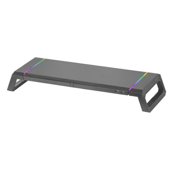 ÷ Stand de sobremesa para 1 pantallas mars gaming mgs-one black ajustable a 3 tama?os puerto usb 2.0 e